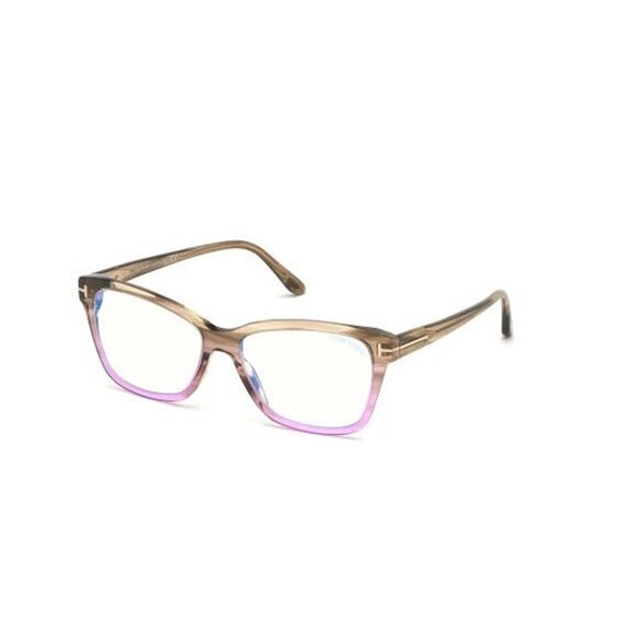 New Authentic Tom Ford FT5597-B/V 020 Square Eyeglasses